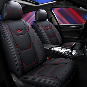 Универсални PU кожени калъфи за столчета за кола за BMW E30 E34 E36 E39 E46 E60 E90 F10 F30 X3 X5 X6 X1/2/3/4/5/6 Аксесоари Капак на седалката